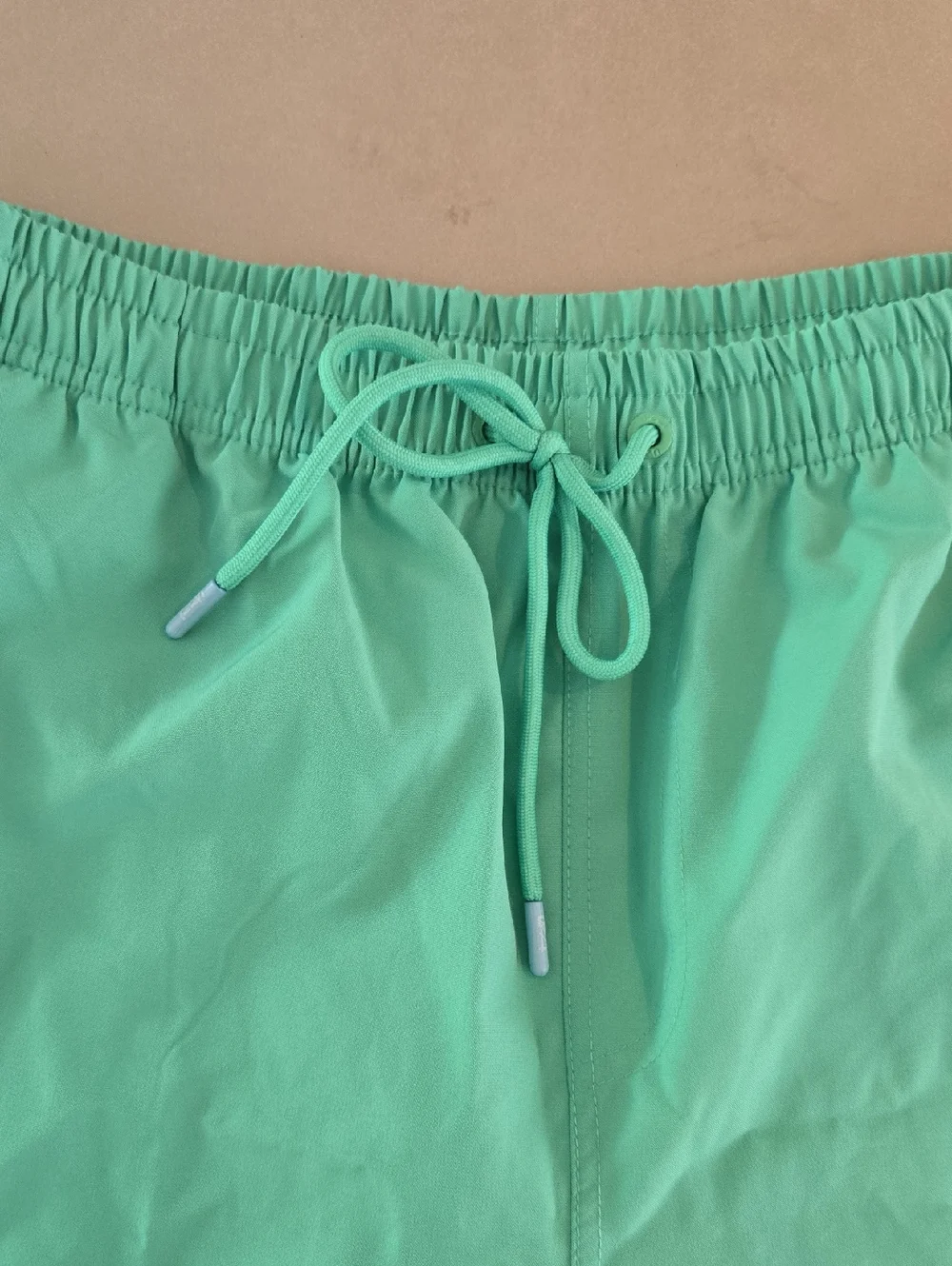 Uzzi Men's Green Swim Trunks with Elastic Waist Size L